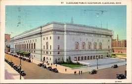 Cleveland Public Auditorium Cleveland OH Postcard PC86 - £3.98 GBP