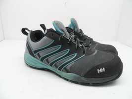 HELLY HANSEN Women&#39;s Adel Aluminum Toe CP Safety Work Shoes Black/Blue S... - $21.37