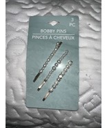 Gold Hair Bobby Pins 3 With Pearls - $7.70