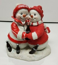 Coke Makes Sharing Sweeter Snowman Figurine Hamilton Collection #3451  - £21.72 GBP