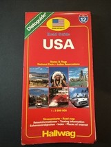 Hallwag, Road Guide USA Paper Map of  The USA #12 - $184.69 MXN