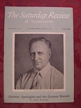 Saturday Review August 11 1945 David J. Dallin Lewis Mumford - £6.90 GBP