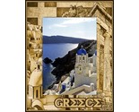 Greece Laser Engraved Wood Picture Frame Portrait (3 x 5) - $25.99