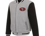 NFL San Francisco 49ers  Reversible Full Snap Fleece Jacket JHD 2 Front ... - $119.99