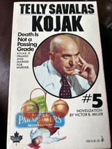 Victor Miller Death Is Not A Passing Grade Kojak #5 Telly Savalas Vintage 1975 - £7.80 GBP