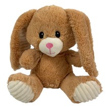 Spark Create Imagine 10&quot; Bunny Rabbit Crinkle Feet Corduroy Chime Baby Plush - £11.64 GBP