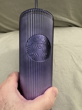Walt Disney World Purple Starbucks Tumbler Cup NEW image 4