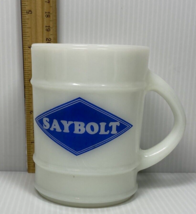 Vintage Anchor Hocking Barrel Shaped Saybolt 12 OZ Coffee Mug - £18.36 GBP