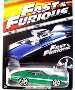 FORD GRAND TORINO SPORT,FAST AND FURIOUS GREEN HOTWHEELS 1:64 DIECAST CA... - $587.65 MXN