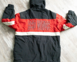 NHL Detroit Red Wings Hockey Vintage Bomber Puffer Zip Hood Jacket Coat ... - $47.41