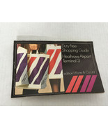 vintage London heathrow airport terminal 3 duty free shopping guide edit... - $375.38 MXN