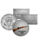 KARIBINER 98K Gun Firearm JFK Kennedy Half Dollar US Colorized Coin Kurz... - $14.95