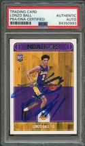 2017-2018 Nba Hoops #252 Lonzo Ball Signed Card Auto Psa Slabbed Lakers Rc - £239.79 GBP