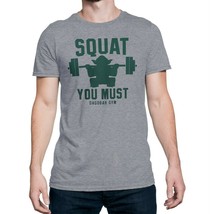 Squat You Must Men&#39;s T-Shirt Heather Grey - $34.98+