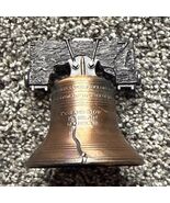 Liberty Bell Replica Metal Ringing Functional Mini Philadelphia PA 2.5” - €6,84 EUR