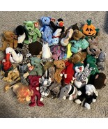 Beanie Babies Lot of 34 TY plush Some New With Tags - $42.06