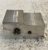 Air In Fuel In Hydraulic Manifold 4-3/4" Long 3-1/2" Wide 2-3/8" Thick - $27.64