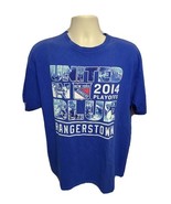 2014 New York Rangers Rangerstown Playoffs United in Blue Adult XL TShirt - $370.14 MXN