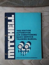 Mitchell 1982 Automotive Air Conditioning Basic Service Training Manual Vintage - $14.85