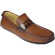 Men's Shoes Steve Madden Slip On Driving style Casual Soft Leather Tatem Bronze image 8