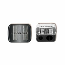 L.A. Colors Dual Ended Pencil Sharpener - Fits Traditional &amp; Chubby Pencils - £1.40 GBP