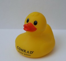 Conrad Hong Kong Hotel Collectible Rubber Yellow Duck Toy Hilton Duckie New - $12.99