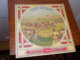 Vintage The Derby We Strive To Excell David Dunlop Paper Label - €29,67 EUR