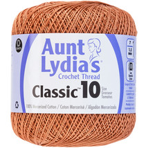 Spinrite Aunt Lydia&#39;s Classic Crochet Thread Size 10 - Copper Mist, 1 Pack of 4  - $35.03