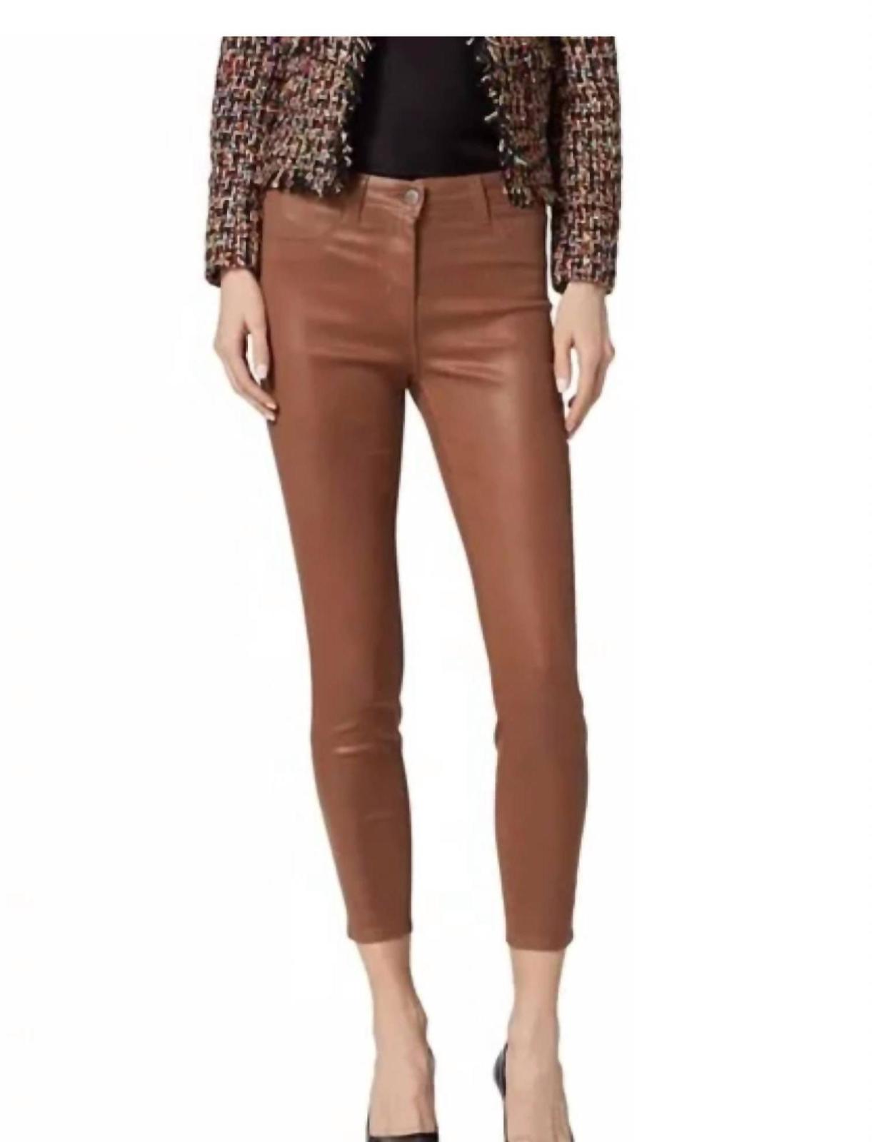 L&#39;agence Margot Cropped Skinny Jean Fawn Coated - $65.00