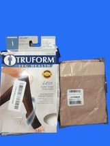 Truform Lites Stockings Womens M Nude Knee High Sheer Open Toe 15-20 mmH... - $13.99