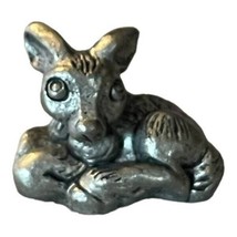 Vintage 1981 Hudson USA Fawn Deer Pewter Miniature Figurine 2170 Metalware - $182.44 MXN