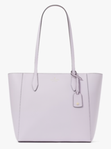 Kate Spade Dana Tote  Saffiano Violet Spritz KB617 Bag Charm NWT $359 Lilac FS - £97.33 GBP