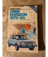 Chiltons Repair &amp; Tune Up Guide Omni Horizon 1978-80 Dodge Plymouth 6845... - £10.11 GBP