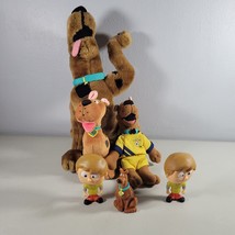 Scooby Doo Lot of 6 Plush and Soccer Dog No Sound Action Figure Bobble - $17.98