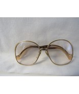 Vintage Eye Glasses Frames Gold Tone Wire mj Initials USA 52[]14 - $39.80