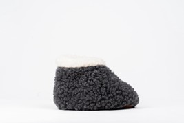 Inside White /Outside Grey  Woolen Handmade Sherpa Kids Shoes - Warm &amp; Cozy - $44.20