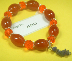 Amethyst Gemstone-Energy Jewelry-Fashion Stretch-Bracelet-Beaded- Charms -480 - £7.32 GBP