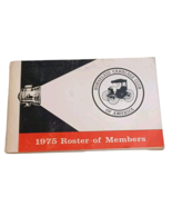 Horseless Carriage Club of America 1975 Roster of Members - $201.23 MXN
