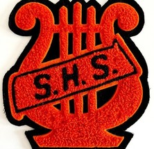 High School Varsity XL Patch SHS Orange Logo Vintage 1960-1970s Collecti... - $368.12 MXN
