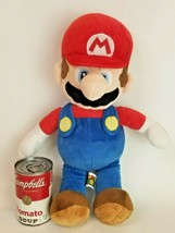 Nintendo Super Mario Bros MARIO 16in Plush Stuffed Toy Doll 2016 - £11.43 GBP