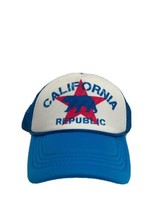 Pit Bull Mens Blue California Republic Snapback Hat - £8.72 GBP