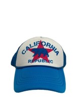 Pit Bull Mens Blue California Republic Snapback Hat - £8.76 GBP