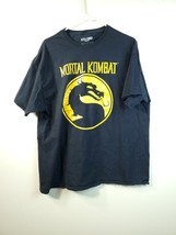 Mortal Kombat  T Shirt Mens Size XL Dragon GraphicBlack Yellow Klassic Pullover - £9.45 GBP