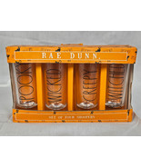Rae Dunn Halloween Set of 4 Shooters Shot Glasses Spooky Wicked Creepy B... - $9.95
