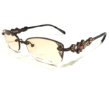 Judith Leiber Sunglasses JL1616 02 Brown Frames with Crystals and Brown ... - $111.98