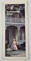 *L1) Vintage 1988 Edition AAA Southeastern States Foldable Travel Road Map - $9.89