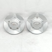 2x Hyundai 52960-29670 Fits 1999-2000 Elantra 6&quot; Silver Plastic Center C... - €18,88 EUR