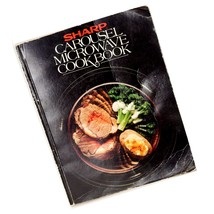 Sharp Carousel Microwave Cookbook &amp; Instructional Manual Paperback Vintage 1981 - £13.18 GBP