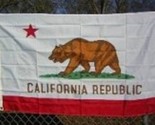 2x3 California Republic 2&#39;x3&#39; Polyester Flag banner - £3.56 GBP