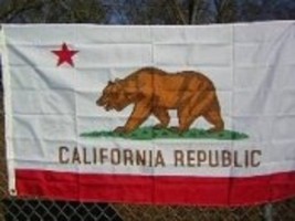 2x3 California Republic 2&#39;x3&#39; Polyester Flag banner - £3.51 GBP